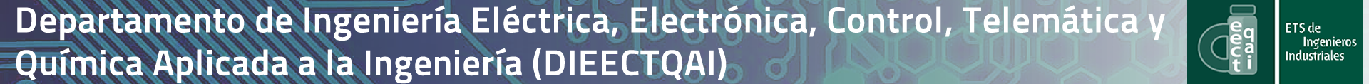 departamento de Ingeniería Eléctrica, Electrónica y de Control, y de Química Aplicada a la Ingeniería