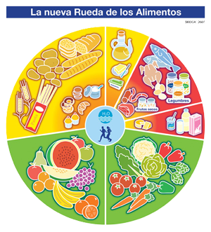 La rueda de los alimentos