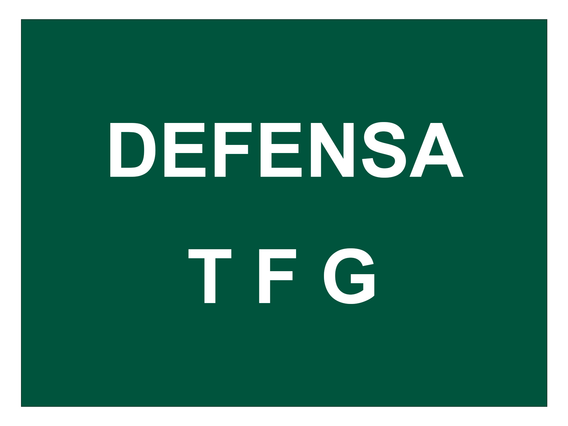Vídeo Píldora sobre la Defensa del TFG