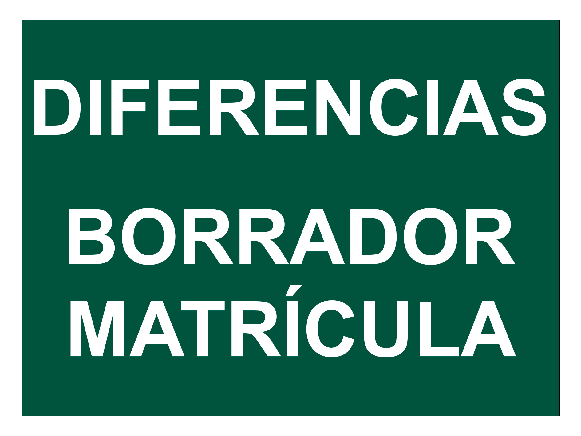 Vídeo Píldora sobre las diferencias de los diferentes tipos de borradores y de la matrícula ya confirmada.